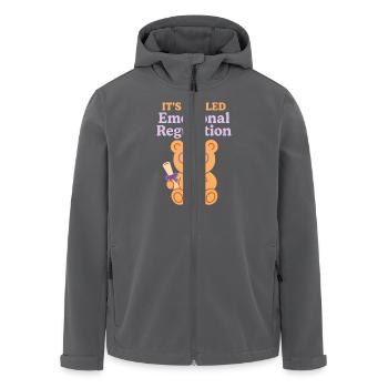 Équipe de soutien émotionnel Inner Child Healing - Veste softshell homme en polyester recyclé Stanley/Stella - charbon - Devant - AI Model Male 185 light (185cm)