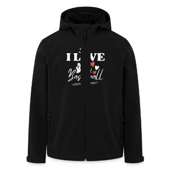 Basketball Saying Basketball Club - Men’s Recycled Softshell Jacket by Stanley/Stella - black - Front - AI Model Male 185 light (185cm)