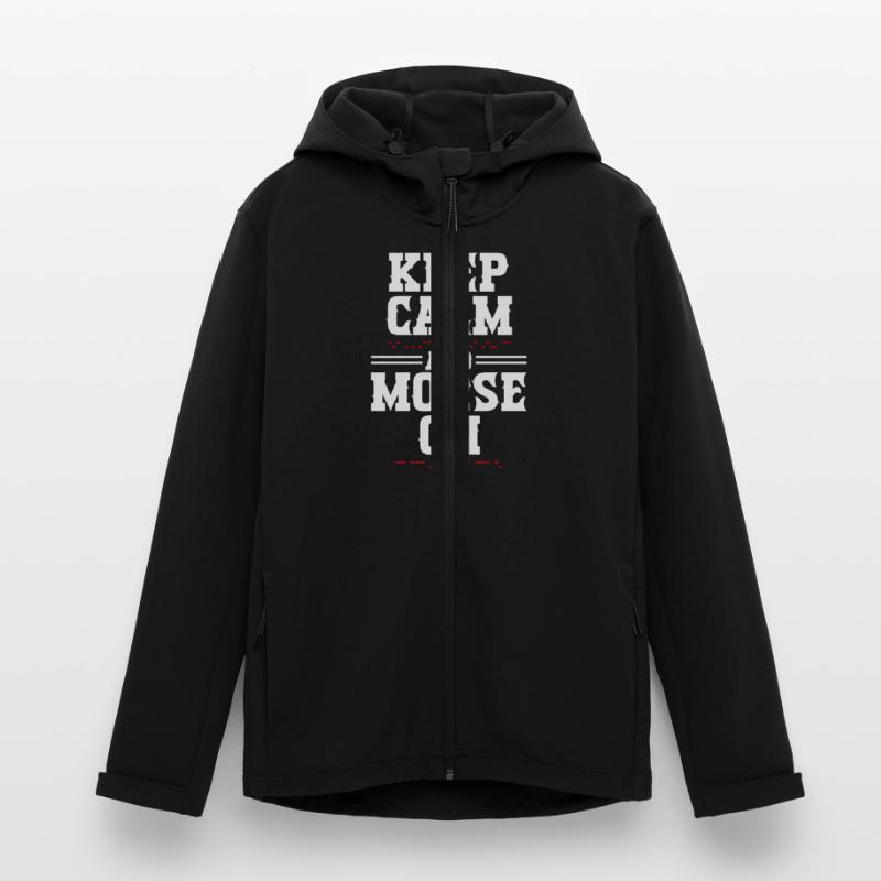 Morsecode Morse Code Keep Calm And Morse On Recycelte Männer Softshell-Jacke von Stanley/Stella