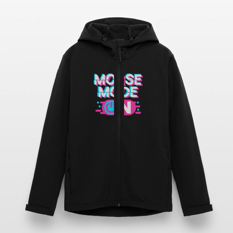 Morsecode, Morse, code Morse activé Veste softshell homme en polyester recyclé Stanley/Stella