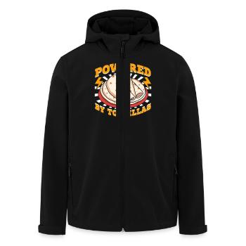 Tortillas Snack Time Food Tortilla - Men’s Recycled Softshell Jacket by Stanley/Stella - black - Front - AI Model Male 185 light (185cm)