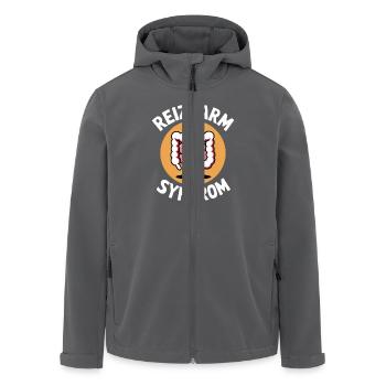 Reizdarm Syndrom Humor Verdauung - Recycelte Männer Softshell-Jacke von Stanley/Stella - Anthrazit - Vorne - AI Model Male 185 light (185cm)