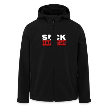 Aspirateur Femme de ménage - Veste softshell homme en polyester recyclé Stanley/Stella - noir - Devant - AI Model Male 185 light (185cm)