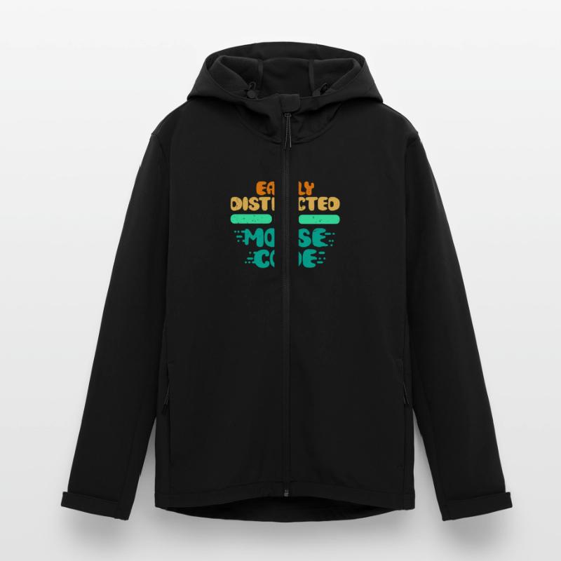 Le code Morse facilement distrait par le code Morse Veste softshell homme en polyester recyclé Stanley/Stella