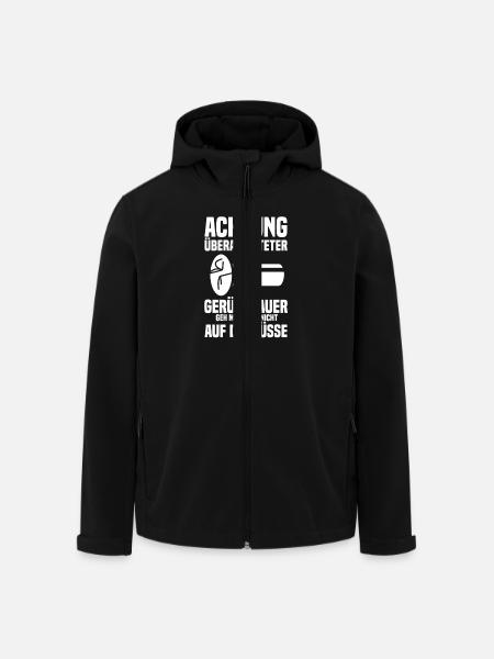 Scaffolding Construction Site Craftsmen Scaffolding - Men’s Recycled Softshell Jacket by Stanley/Stella - black