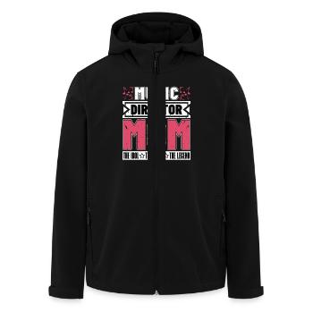 Music Director Mom The Idol The Myth Band Director - Men’s Recycled Softshell Jacket by Stanley/Stella - black - Front - AI Model Male 185 light (185cm)