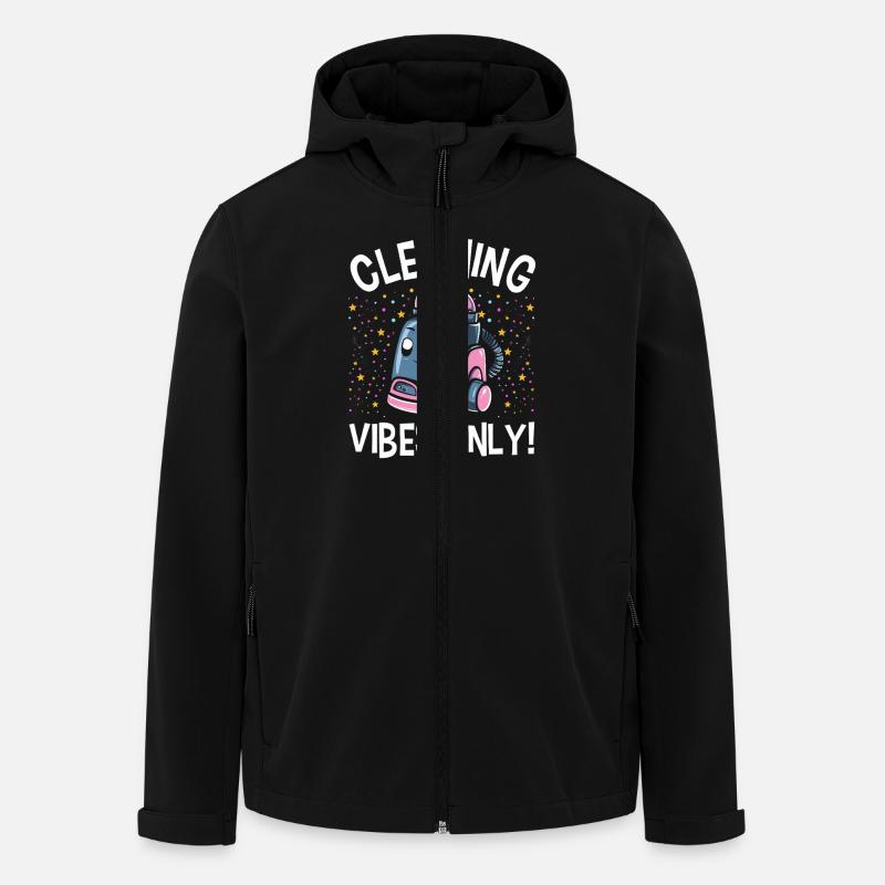 Cleaning Lover Cleaner - Men’s Recycled Softshell Jacket by Stanley/Stella - black