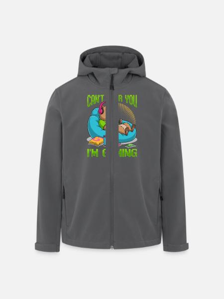 Capybara Gamer Gaming - Men’s Recycled Softshell Jacket by Stanley/Stella - black