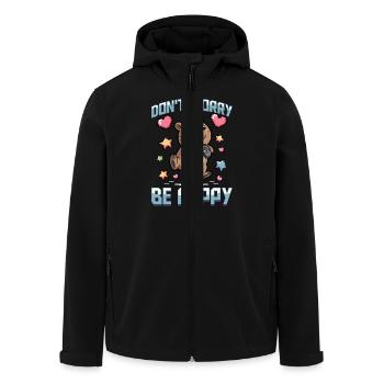 Capybara Gamer Gaming - Veste softshell homme en polyester recyclé Stanley/Stella - noir - Devant - AI Model Male 185 light (185cm)