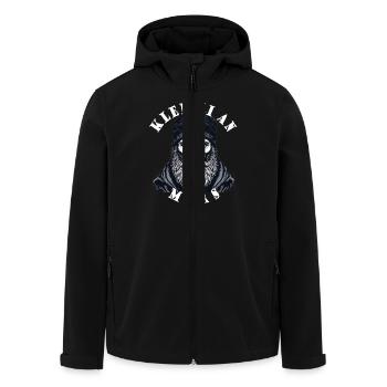 East Frisian North Sea Seaman Klei Mi An Mors - Men’s Recycled Softshell Jacket by Stanley/Stella - black - Front - AI Model Male 185 light (185cm)