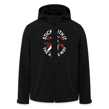 Escrima Kampfsport The Arnis Way - Recycelte Männer Softshell-Jacke von Stanley/Stella - Schwarz - Vorne - AI Model Male 185 light (185cm)