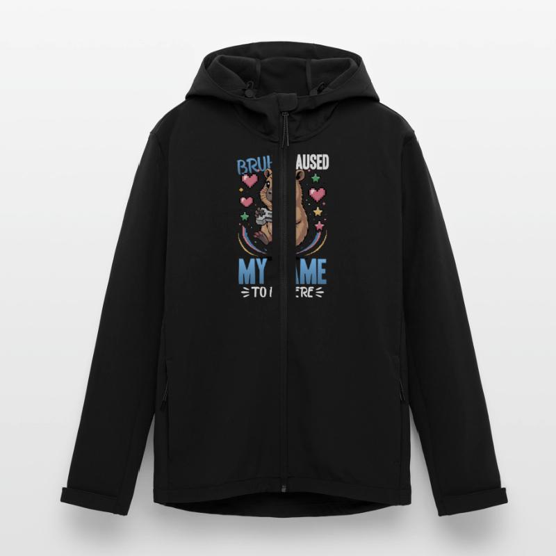 Capybara Gamer Gaming Recycelte Männer Softshell-Jacke von Stanley/Stella