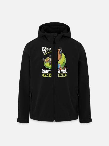 Capybara Gamer Gaming - Veste softshell homme en polyester recyclé Stanley/Stella - noir