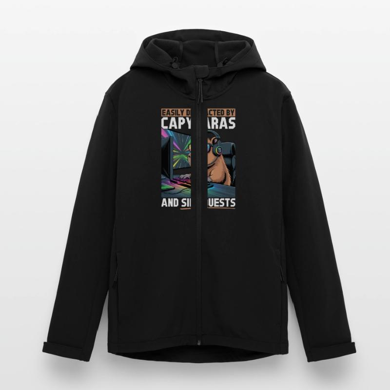 Capybara PC Gamer Gaming Veste softshell homme en polyester recyclé Stanley/Stella