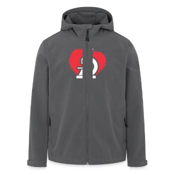 Amour Scientifique de laboratoire médical Drôle Scientifique MLS - Veste softshell homme en polyester recyclé Stanley/Stella - charbon - Devant - AI Model Male 185 light (185cm)