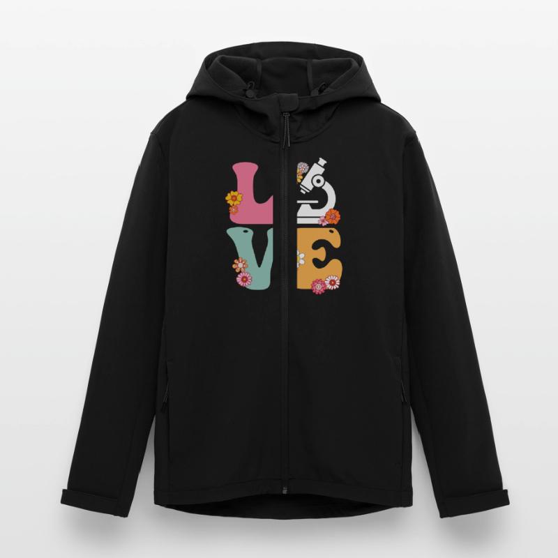 Liebe Medizinischer Laborwissenschaftler Boho Regenbogen MLS Recycelte Männer Softshell-Jacke von Stanley/Stella
