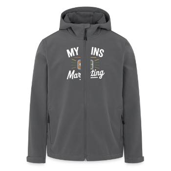 Prepared Squad Speiseplaner Food Organization - Recycelte Männer Softshell-Jacke von Stanley/Stella - Anthrazit - Vorne - AI Model Male 185 light (185cm)