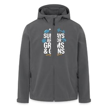Prepared Squad Speiseplaner Food Organization - Recycelte Männer Softshell-Jacke von Stanley/Stella - Anthrazit - Vorne - AI Model Male 185 light (185cm)