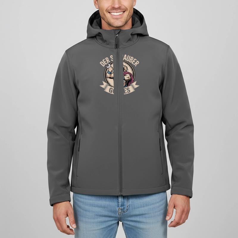 Der Schrauber Gottes Recycelte Männer Softshell-Jacke Discoverer von Stanley/Stella