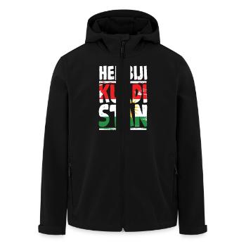 Mr. Biji Kurdistan Kurd Kurds - Men’s Recycled Softshell Jacket by Stanley/Stella - black - Front - AI Model Male 185 light (185cm)