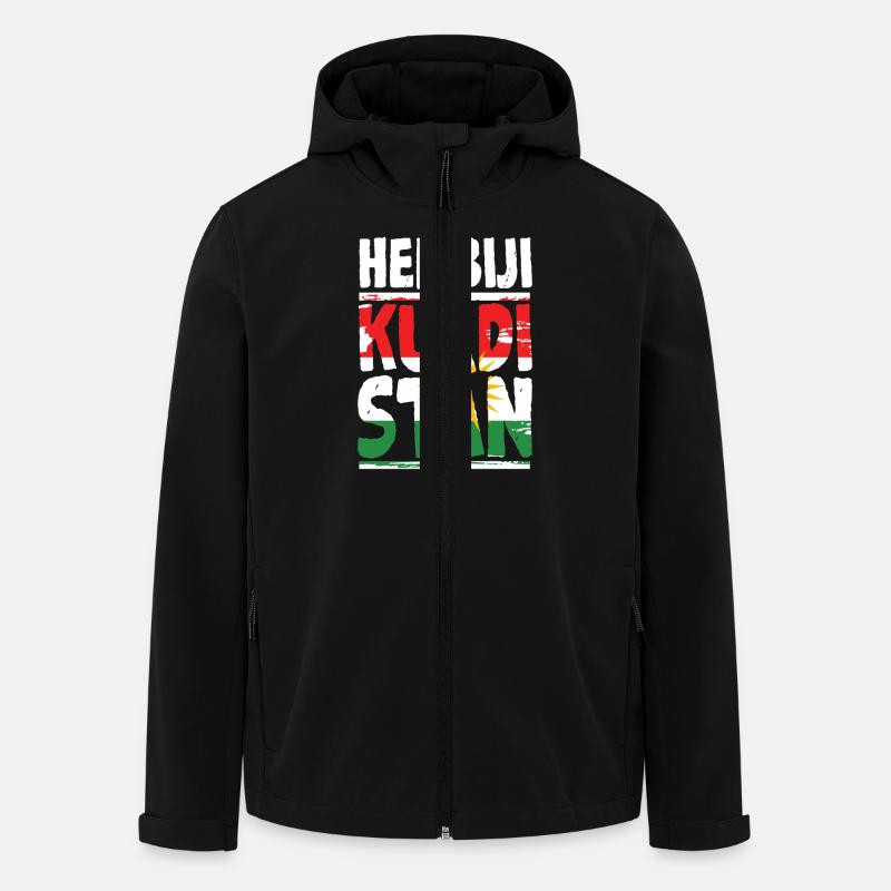 Her Biji Kurdistan Kurde Kurden - Recycelte Männer Softshell-Jacke von Stanley/Stella - Schwarz