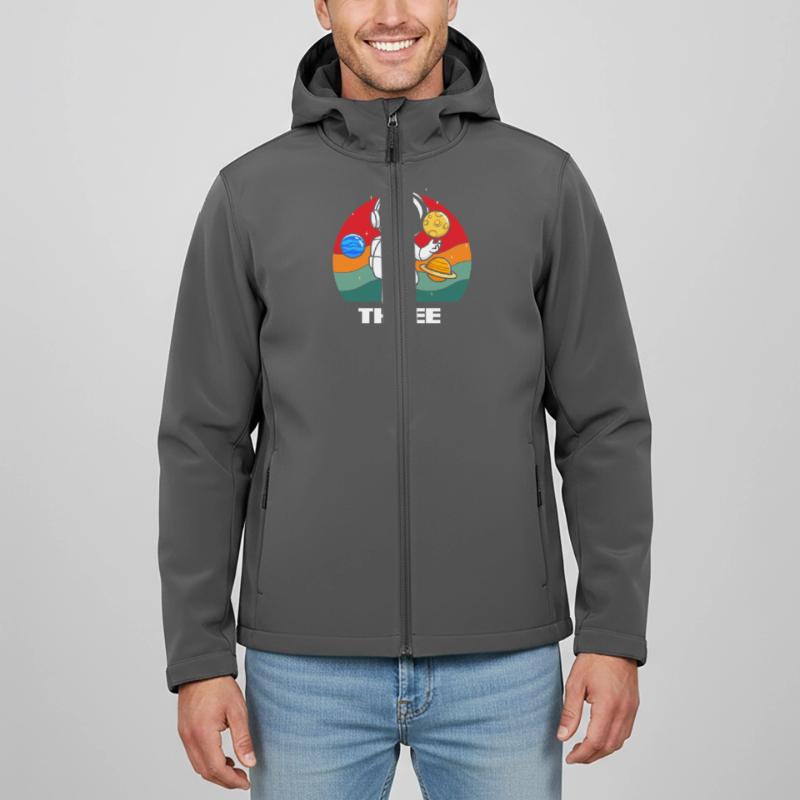 L’aventure spatiale pour les jeunes explorateurs Veste softshell homme en polyester recyclé Stanley/Stella