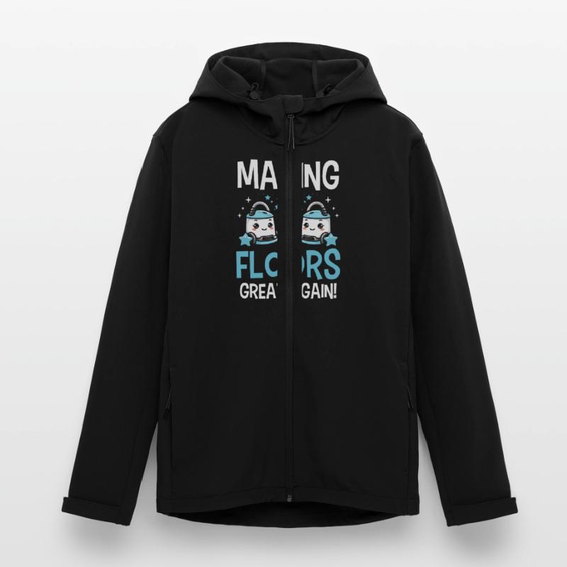 Nettoyant Lover Cleaner Veste softshell homme en polyester recyclé Stanley/Stella