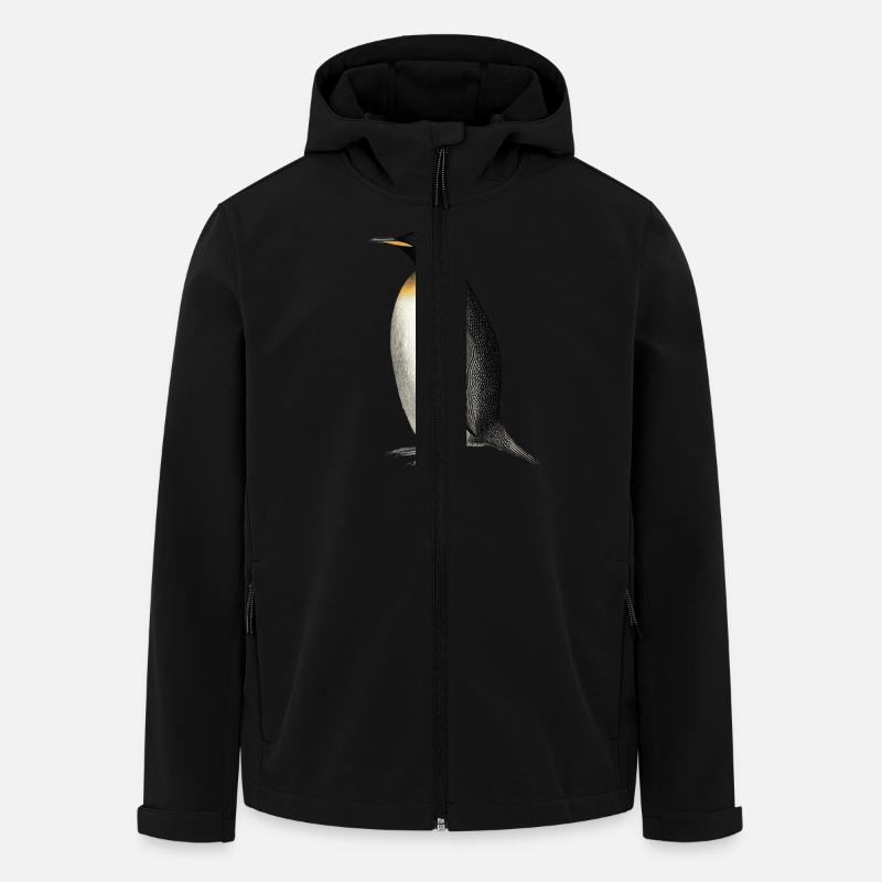 Pingouin - Veste softshell homme en polyester recyclé Stanley/Stella - noir