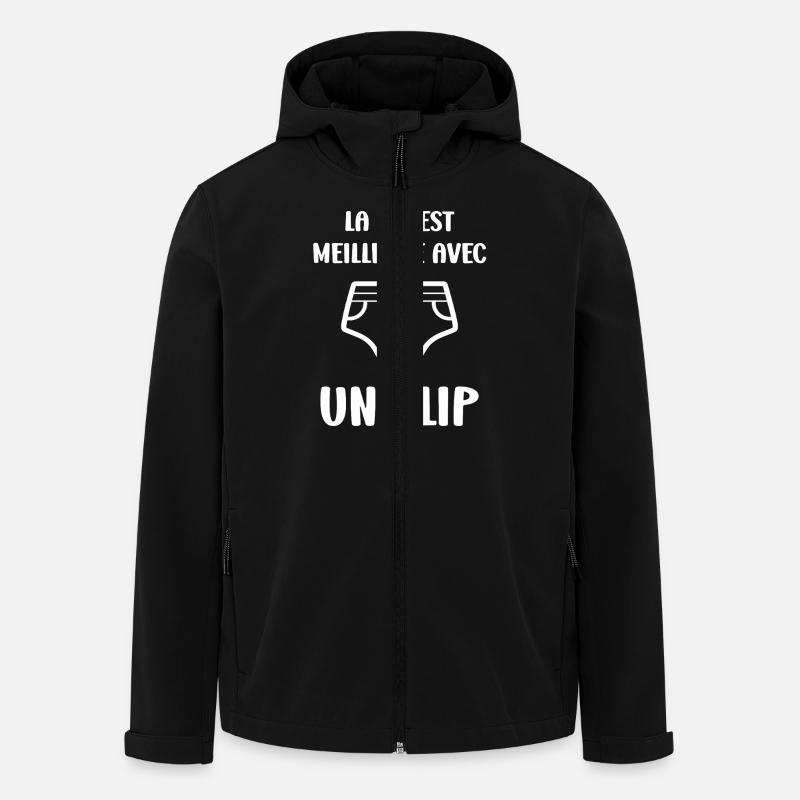 Slip - Veste softshell homme en polyester recyclé Stanley/Stella - noir