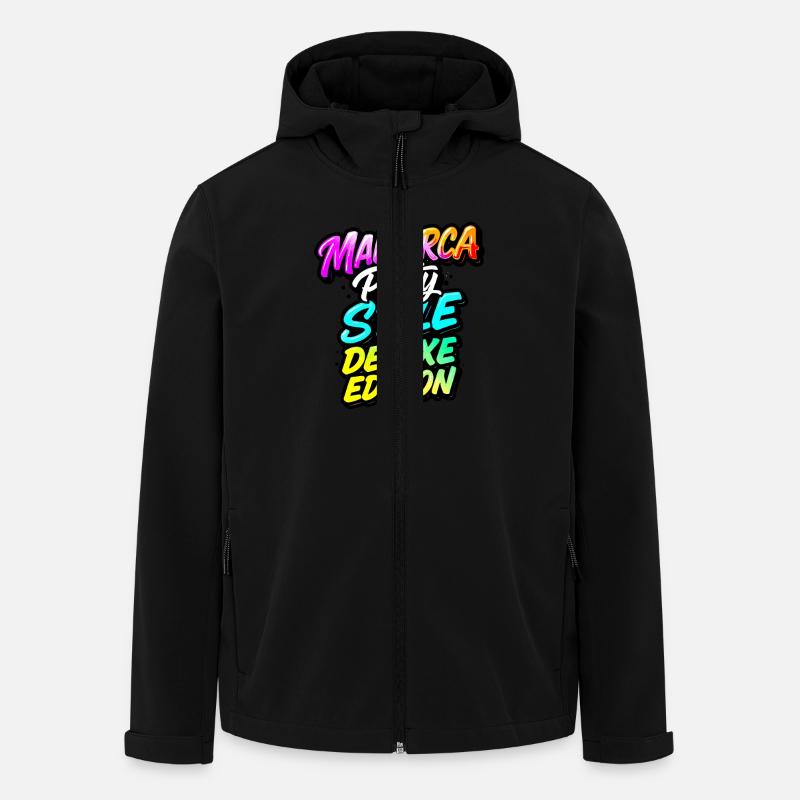 Mallorca Party Style - Men’s Recycled Softshell Jacket by Stanley/Stella - black