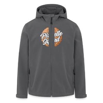 Pizzelle Waffel - Italienische Waffeln - Recycelte Männer Softshell-Jacke von Stanley/Stella - Anthrazit - Vorne - AI Model Male 185 light (185cm)
