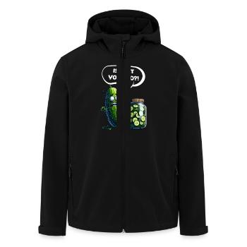 Is that you Bro?! Gurke Pickle Gurkenliebhaber - Recycelte Männer Softshell-Jacke von Stanley/Stella - Schwarz - Vorne - AI Model Male 185 light (185cm)