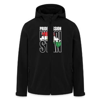 Pride Passion Kurdistan Kurdish Kurds - Men’s Recycled Softshell Jacket by Stanley/Stella - black - Front - AI Model Male 185 light (185cm)