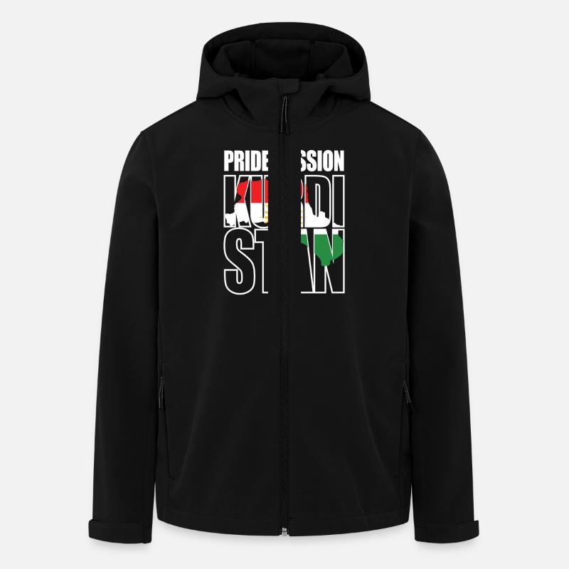 Pride Passion Kurdistan Kurde Kurden - Recycelte Männer Softshell-Jacke von Stanley/Stella - Schwarz