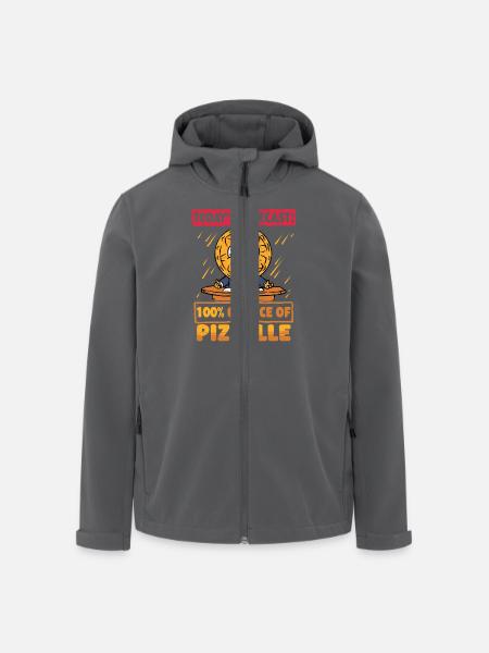 Biscuit gaufré Pizzelle - Veste softshell homme en polyester recyclé Stanley/Stella - noir