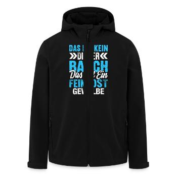 geschenk weihnachten - Recycelte Männer Softshell-Jacke von Stanley/Stella - Schwarz - Vorne - AI Model Male 185 light (185cm)