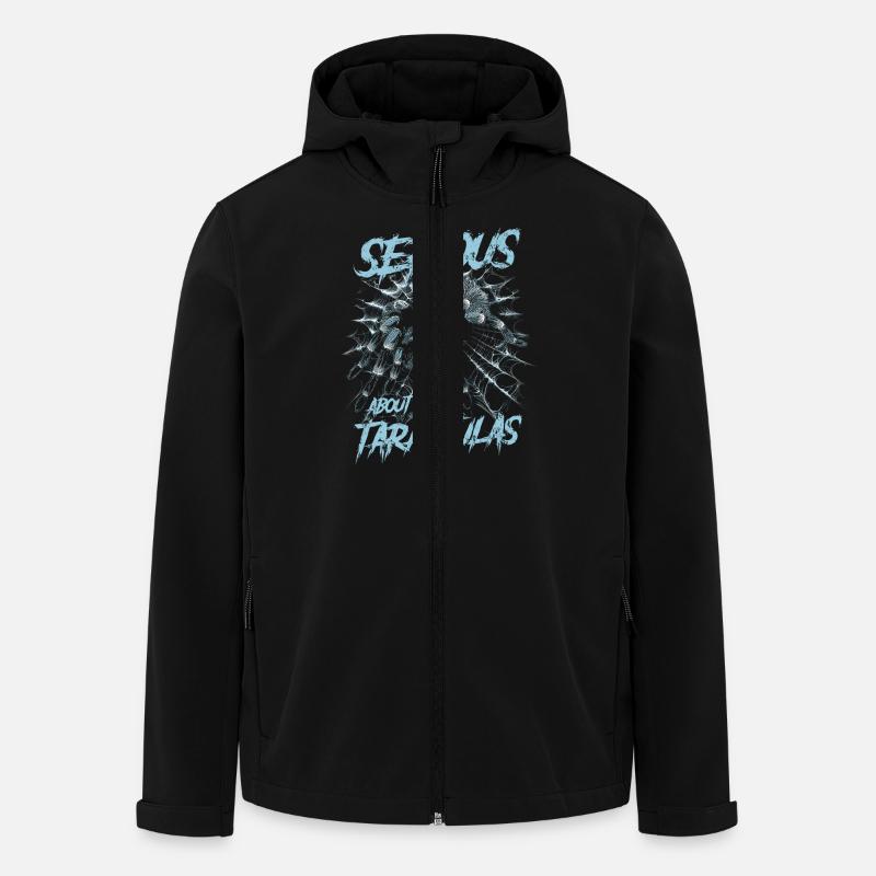 Ernst über Tarantulas Pet Spider Besitzer - Recycelte Männer Softshell-Jacke von Stanley/Stella - Schwarz