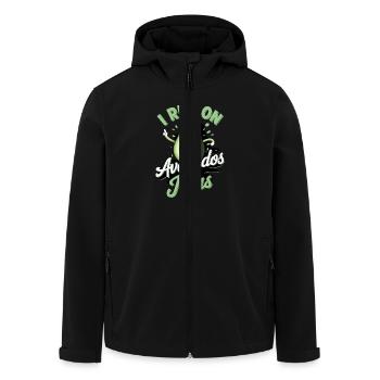 Coole Avocado für Christen - Recycelte Männer Softshell-Jacke von Stanley/Stella - Schwarz - Vorne - AI Model Male 185 light (185cm)