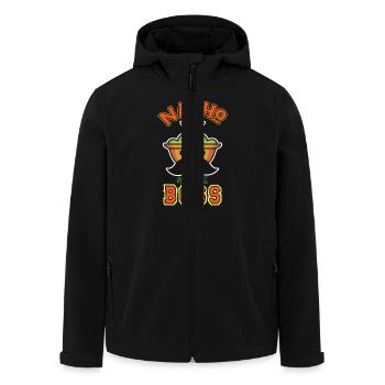 Nacho Average Chef Mit Humor - Recycelte Männer Softshell-Jacke von Stanley/Stella - Schwarz - Vorne - AI Model Male 185 light (185cm)