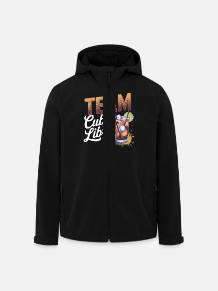Cocktail Bartender Team Cuba Libre - Veste softshell homme en polyester recyclé Stanley/Stella - noir