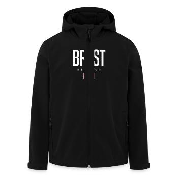 Brest Belarus Weißrussland - Men’s Recycled Softshell Jacket by Stanley/Stella - black - Front - AI Model Male 185 light (185cm)