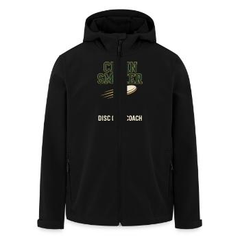 Disc -golf -coach -shirt -golf -instruktor Frisbee - Recycelte Männer Softshell-Jacke von Stanley/Stella - Schwarz - Vorne - AI Model Male 185 light (185cm)