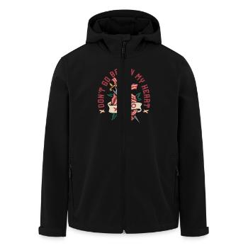 Don't Go Bacon My Heart - Recycelte Männer Softshell-Jacke von Stanley/Stella - Schwarz - Vorne - AI Model Male 185 light (185cm)