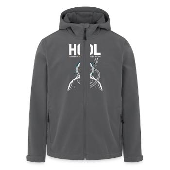 Bitcoin - Recycelte Männer Softshell-Jacke von Stanley/Stella - Anthrazit - Vorne - AI Model Male 185 light (185cm)