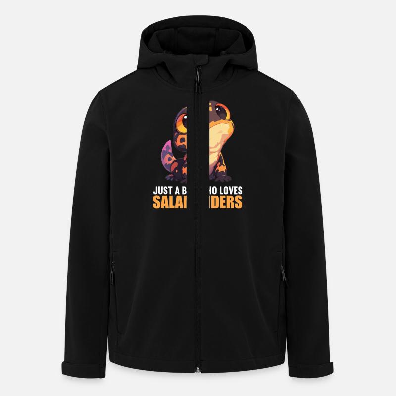 Salamandres Salamandres - Veste softshell homme en polyester recyclé Stanley/Stella - noir