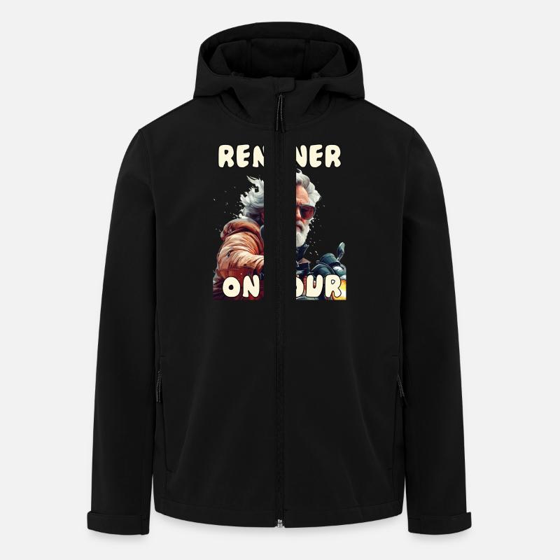 Retraités en tournée - Veste softshell homme en polyester recyclé Stanley/Stella - noir