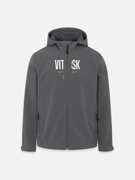 Vitebsk, Biélorussie, Biélorussie - Veste softshell homme en polyester recyclé Stanley/Stella - noir