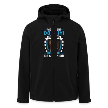Do Khyi ne veut pas non plus d’un dogue tibétain - Veste softshell homme en polyester recyclé Stanley/Stella - noir - Devant - AI Model Male 185 light (185cm)