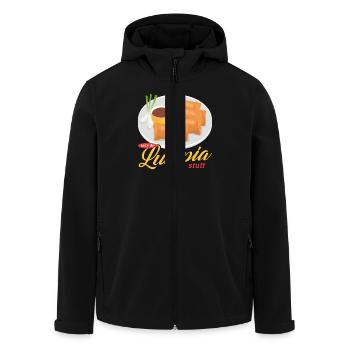 Lumpia Loempia Spring Roll Gifts - Men’s Recycled Softshell Jacket by Stanley/Stella - black - Front - AI Model Male 185 light (185cm)