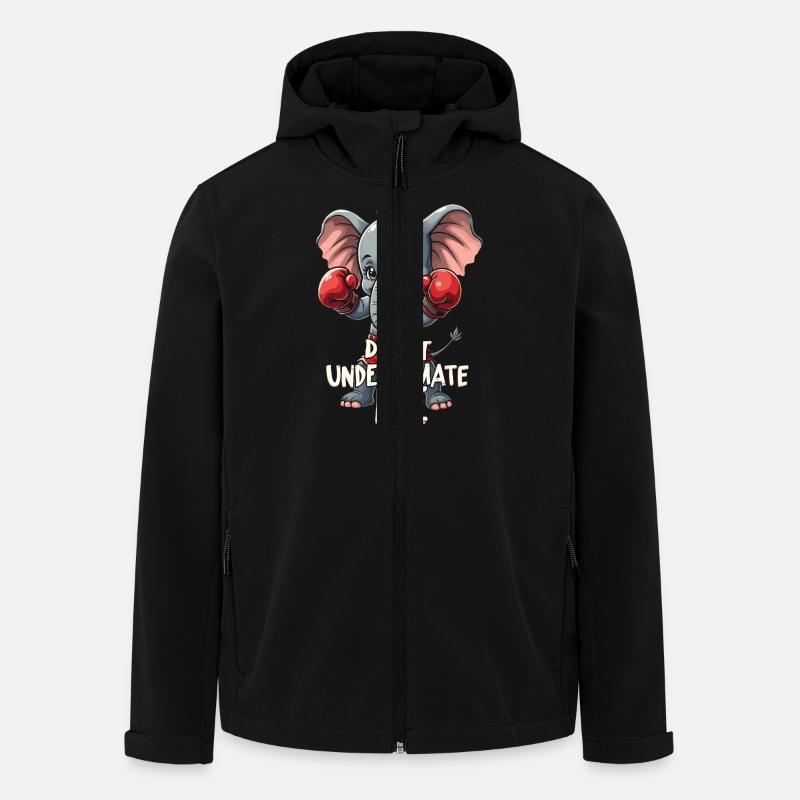 Muay Thai Boxen - Recycelte Männer Softshell-Jacke von Stanley/Stella - Schwarz